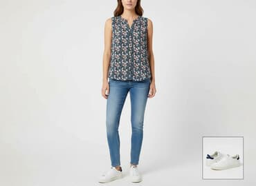 bluzki basic czarne: Vero Moda, Bluzka damska, M — 7