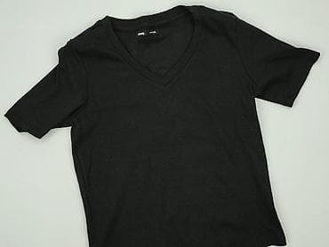 bluzki czarne basic: Sinsay, T-shirt damski, rozmiar 2XL — 1