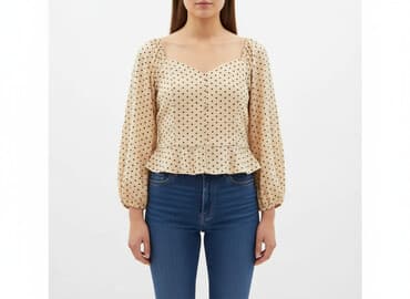 bluzka elegancka plus size: Zara, Bluzka damska, rozmiar XL — 8