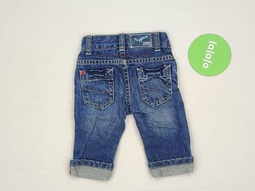 legginsy niemowlęce allegro: Джинсові штани, 1-3 міс., стан - Ідеальний — 3