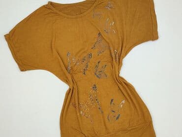 żółte bluzki z krótkim rękawem: Bluzka damska, rozmiar L — 1