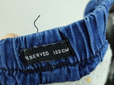 czarne spodnie dresowe sinsay: Spodnie jeansowe, Reserved, 7 lat, 122, stan - Bardzo dobry — 4