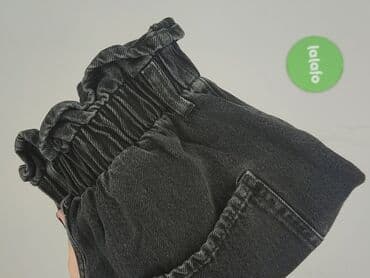 zara spodnie czarne z wysokim stanem: Zara, Szorty damskie, rozmiar M — 6