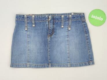 spodenko spódniczka jeans: Spódnica damska, rozmiar S — 2