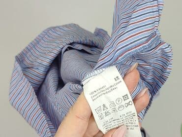 Kids' Clothes: Shirt 3-4 years, condition - Perfect, pattern - Striped, color - Blue — 4