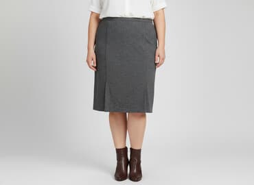 spódniczka z rozcięciami: Spódnica damska, rozmiar 4XL — 5