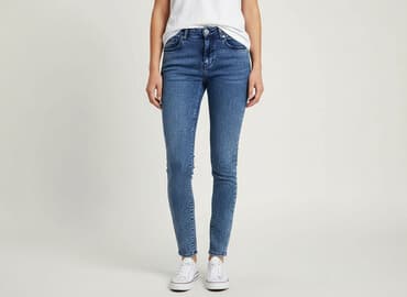 baggy jeans skater: Jeansy damskie, rozmiar S — 5