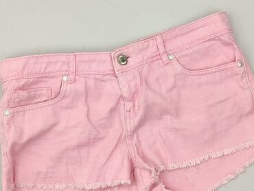 różowe szorty jeansowe damskie: Denim Co, Szorty damskie, rozmiar M — 1