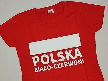 ceglasty kolor: Fruit Of The Loom, T-shirt damski, rozmiar M — 1