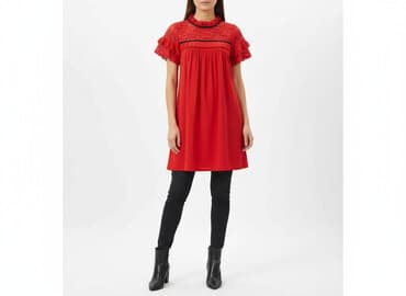 czerwona sukienki wieczorowa: Sukienka damska, rozmiar M — 1