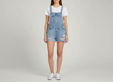 sinsay kurtka jeansowa damska: Sinsay, Ogrodniczki damskie, rozmiar S — 7