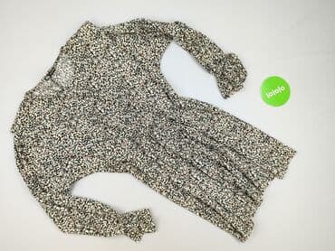 zara sukienka w kwiaty z bufiastymi rękawami: Zara, Women`s dress, size S — 2