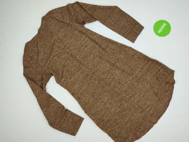 brazowa bluzki: SZACHOWNICA, Sukienka damska, rozmiar S — 3