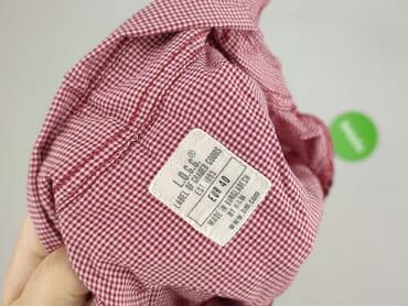 bluzki w kratkę czerwona: H&M, Women's blouse, size L — 5