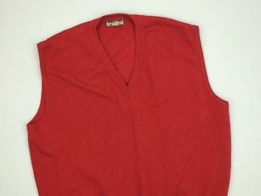 Męska kamizelka dzianinowa Breidhof - Kolor: intensywna czerwień -