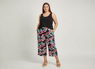 ubrania dla wysokich: Spodnie 3/4 damskie, rozmiar 8XL — 1