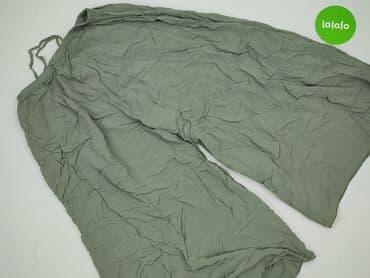 krótkie spodenki z szerokimi nogawkami: Pronto Moda, Spodnie materiałowe damskie, rozmiar S — 3