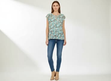 bluzki ze sciągaczem na dole: Bluzka damska, rozmiar L — 7