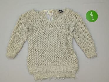 sweter z wiązaniem na plecach: Sweter damski, rozmiar S — 3