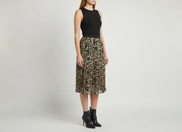 plisowane spódnice w cętki: Spódnica damska, rozmiar S — 1