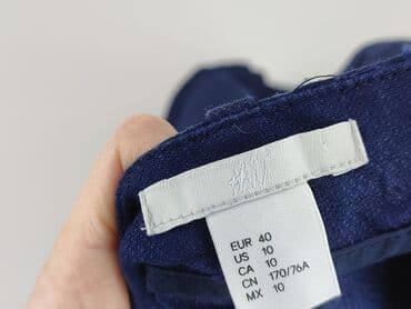 białe lniane spodnie zara: H&M, Chinosy dla mężczyzn, rozmiar L — 4