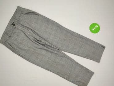 legginsy woskowane wysoki stan: Spodnie materiałowe damskie, rozmiar M — 2