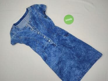 sukienki dżinsowe damskie duże rozmiary: Sukienka damska, rozmiar S — 2