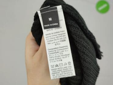 koszulka zolta w czarne paski: Sweter damski, M — 5