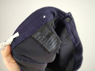 granatowe chinosy damskie: H&M, Spodnie materiałowe damskie, rozmiar XL — 5