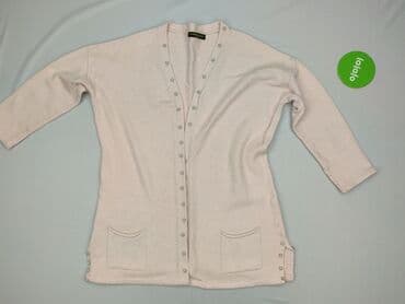 ubrania dla 60 latki: Les étoiles claires Paris, Kardigan damski, rozmiar L — 3
