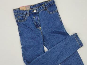 bluza dla 13 latki: Spodnie jeansowe, Little kids, 9 lat, 128/134, stan - Idealny — 1