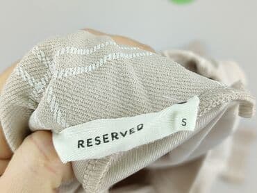 reserved sukienka w kratkę: Reserved, Spodnie materiałowe damskie, rozmiar S — 4