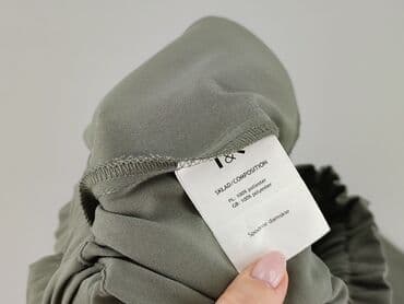 beżowe buty na koturnie ccc: Spodnie materiałowe damskie, S — 4