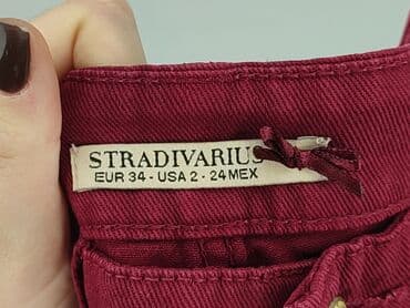 krótkie spodenki jeansowe damskie stradivarius: Stradivarius, Szorty damskie, rozmiar XS — 4