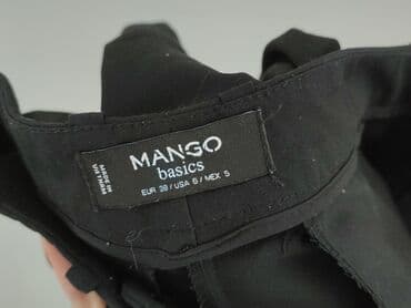 mango sukienki czarne: Mango, Spodnie materiałowe damskie, M — 4