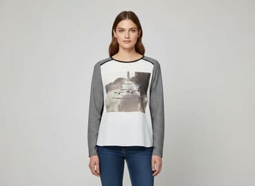 markowe t shirty damskie wyprzedaż zalando: Zara, Bluzka damska, rozmiar S — 6