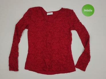 czerwona bluzki plus size: Janina, Bluzka damska, XS — 2