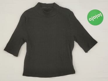 czarne t shirty i marynarka: Sinsay, Golf damski, rozmiar M — 2