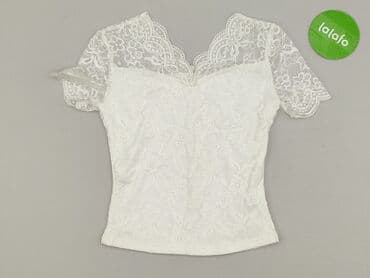 modne bluzki z bufiastymi rękawami: Shein, Bluzka damska, XS — 2