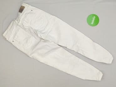 białe spodenki jeansowe zara: Zara, Jeansy damskie, rozmiar S — 3