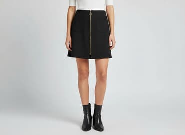 spódniczko spodenki eko skóra: Spódnica damska, rozmiar M — 6