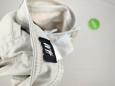 silver jeans spodnie: H&M, Spodnie materiałowe damskie, rozmiar S — 4