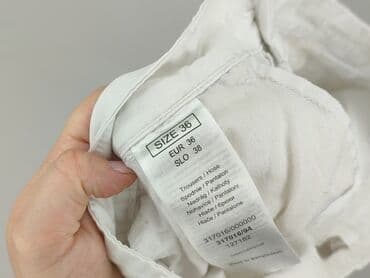 białe spodnie damskie mohito: Orsay, Spodnie materiałowe damskie, rozmiar S — 4