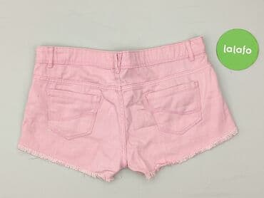 różowe szorty jeansowe damskie: Denim Co, Szorty damskie, rozmiar M — 3