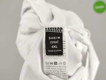 sweter z tiulowymi rękawami: Shein Curve, Golf damski, rozmiar 4XL — 4