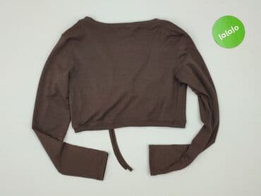 sweter z dekoltem v: Kardigan damski, rozmiar S — 3