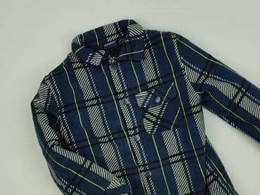 koszula polska marka: Koszula 3-4 lat, stan - Bardzo dobry, wzór - Kratka, kolor - Niebieski — 1