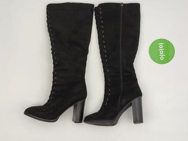 kozaki eksbut: Kozaki damskie, rozmiar 37 — 2