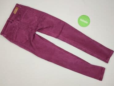 różowe jeansy: Jeansy damskie, rozmiar S — 3