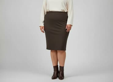 spódnice czekoladowa: Spódnica damska, rozmiar 4XL — 1